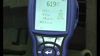 How to use the TSI QTRAK IAQ Monitor CO2 CO Temperature and Humidity Logger [upl. by Lokkin387]