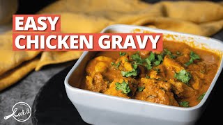 Easy Chicken Gravy Recipe for Beginners and Bachelors  Cookd [upl. by Eduard542]