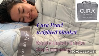 Review Weighted Blanket Cura of Sweden  Worth for money [upl. by Isadora406]