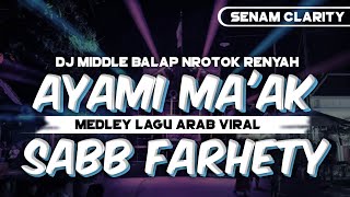 DJ MEDLEY LAGU ARAB VIRAL  AYAMI MAAK X SABB FARHETY  MIDDLE BALAP NROTOK NULUP SENAM CLARITY [upl. by Zapot]