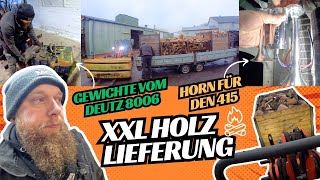 FarmVLOG924  Unsere XXL Holz Lieferung ist da [upl. by Prospero]