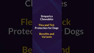 Simparica Chewables Flea and Tick Protection for Dogs  Dog Supplies  VetSupply [upl. by Madelle]