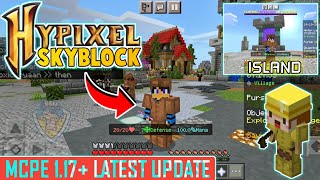 Hypixel Skyblock Server IP Minecraft Pe 117  Hypixel Like Server MCPE  UG Adventure [upl. by Otte]