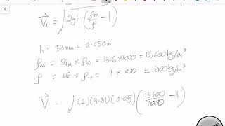 BERNOULLI EQUATIONS  PITOT STATIC TUBE amp MANOMETER WITH EXAMPLE [upl. by Sucam]