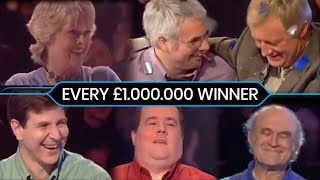 Every £1000000 Winner 20002006 on WWTBAM Uk [upl. by Ahsinroc]