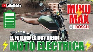 ★ LA MEJOR MOTO ELECTRICA DEL MERCADO  MOTOR DE MARCA BOSCH CHINA PERO DE LAS BUENASLETHALEDDIEE★ [upl. by Orimisac]