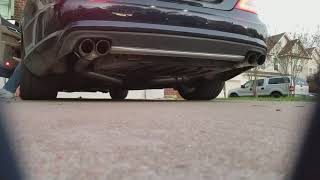 Mercedes cls550 straight pipe start up [upl. by Bruis514]