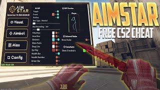 AimStar  The Best FREE CS2 Cheat External  Download Undetected [upl. by Karly537]