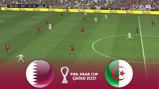 QATAR vs ALGERIA  Arab Cup Qatar 2021 Semifinals [upl. by Howarth949]