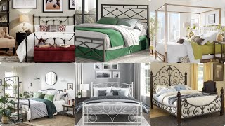 100 metal bed frame design compilation that will inspire you  home decor interior decor 2023 [upl. by Ertsevlis]