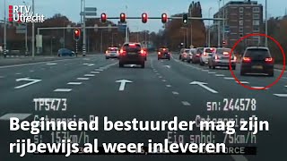 Verkeerspolitie achtervolgt een gevaarlijke bestuurder  RTV Utrecht [upl. by Erodisi813]