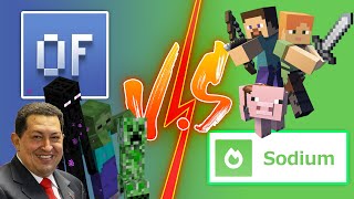 Sodium VS Optifine  Cual es mejor Optifine o Sodium  Sodium es mejor que Optifine [upl. by Yleoj541]