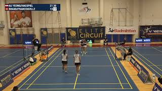 Match point  Au Yeong  Hagspiel vs Brand  Franconville  WD SF  Croatian Int 2024 [upl. by Goodyear]