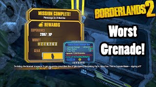 Borderlands 2 The Midnight Star The WORST grenade in the game [upl. by Eiffe308]