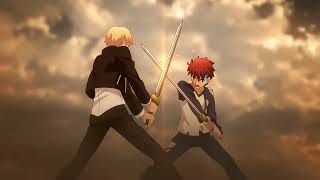 shirou vs gilgamesh 4K Unlimited Blade Works [upl. by Kilk966]