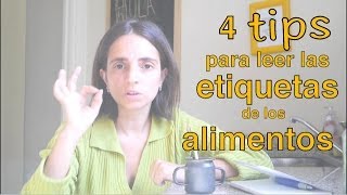 4 TIPS para leer las etiquetas de los alimentos  Paulina Cocina T03 03 [upl. by Aerdnas]