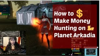 Entropia Universe How to Make Money Hunting on Arkadia [upl. by Eniamzaj]