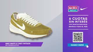 Nike Waffle One Vintage  Solo Deportes [upl. by Enelhtac]