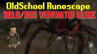 OldSchool Runescape  Venenatis Solo amp Duo Detailed guide [upl. by Yliah]