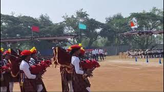 Kv school Girls pipe band display 2024 [upl. by Jacobah632]