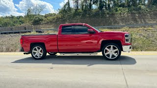 2015 Silverado Belltech 3”Drop Shackles and blocks removed [upl. by Roselane]