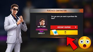 RAMADAN GIFT 🎁 FREE SKYLER 0💎😱 AMAZING EVENT 🔥 FREE FIRE [upl. by Inar]