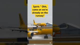 Spirit ignores tornado warnings aviation avgeek funny spiritairlines shorts [upl. by Angadresma]