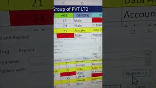 🔥👍 Replace Format in Excel 😎 Advance Excel Tricks shorts ytshots ytviral excel computer [upl. by Rebeh]