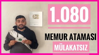 1080 MEMUR ALIMI SAĞLIK BAKANLIĞI MÜLAKATSIZ MEMUR ALIMI 27 BİN SAĞLIKÇI ALIMI 20245 ATAMASI [upl. by Aniuqahs]