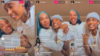 RaySoWavyy amp Lyndeja Double Date On IG Live With Jazz and Crystal  Nique Kianna Jay Instagram 2021 [upl. by Goeselt917]