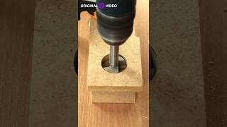 Forstner Bit Tips and Tricks Cut holes woodworking woodworkiing woodwork forstner shorts [upl. by Harold]