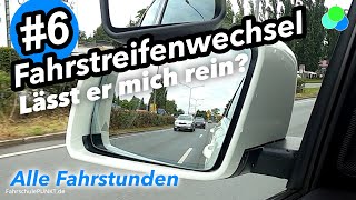 6 Fahrstreifenwechsel  Fahren im Fahrstreifen  Fahrschule Punkt [upl. by Fahland]