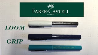 Faber Castell Loom e Grip penne stilografiche [upl. by Wimsatt]