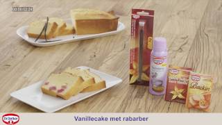 Receptidee Vanillecake met rabarber [upl. by Idid]