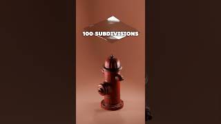 Hydrant vs cloth subdivision blender 3danimation physics [upl. by Linehan221]