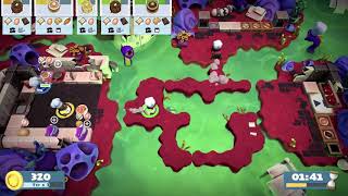 Overcooked 2 Level 62 4 players Score 885 [upl. by Gemperle]