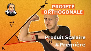 Exercice corrigé PROJECTION ORTHOGONALE avec les produits scalaires  Première [upl. by Bethezel184]