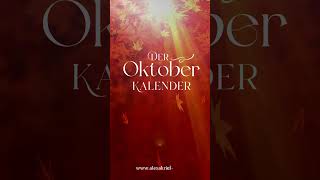 Der Oktober Kalender oktober2024 oktober engel [upl. by Thynne]