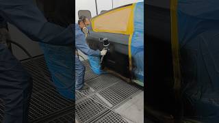 How to Paint a Car Paint Car Spray Painting Auto Paint German paintingabrargermanvlogs [upl. by Kissel26]