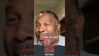 Lance Briggs vs Alex Brown Who wins 1 on 1 in a game of pickup basketball [upl. by Rebmat]