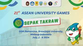 LIVE FINAL MENS REGU  THAILAND VS INDONESIA B  ASEAN UNIVERSITY GAMES 2024 [upl. by Allis]