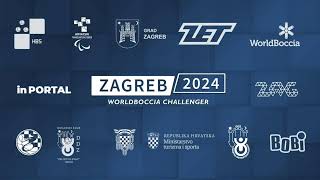 Main Court  9th April  World Boccia Intercontinental challenger Zagreb 2024 [upl. by Faucher]