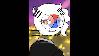 Shinunoga Ewa  countryhumans South Korea 🇰🇷 countryhumans trend animation shorts [upl. by Velvet]