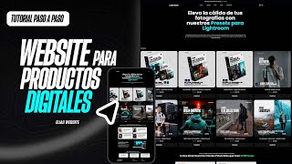 Como Crear una Pagina WEB para Vender Productos Digitales ✅Como Vender Productos Digitales ONLINE [upl. by Neroc]