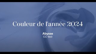 Couleur de l’année et Tendances Couleur 2024  Abysse CC  860  Benjamin Moore [upl. by Ylenats717]