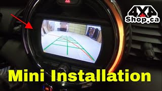 DIY How to Install Backup Reverse Camera For Mini Cooper With NBT Connection [upl. by Townsend]