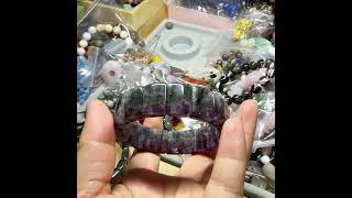 Natural Auralite 23 BraceletGenuine Gemstone Bracelet For WomenMen Bracelet jewelry [upl. by Georglana616]