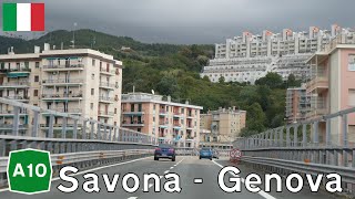 Italy A10 Savona  Genova [upl. by Aned]