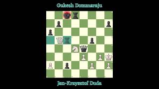 Goldmoney Asian Rapid Prelims 2021  JanKrzysztof Duda vs Gukesh Dommaraju  Tarrasch Defense [upl. by Lorelie]