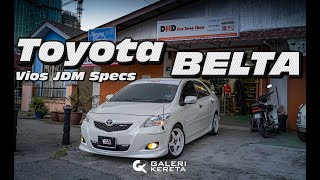 Toyota Vios convert Belta Japan Specs [upl. by Atinoj]